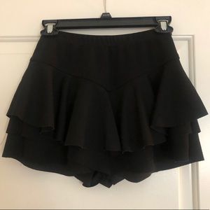 🌷x3 for $20🌷Black Ruffle Shorts